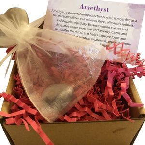 Genuine Amethyst Heart Crystal